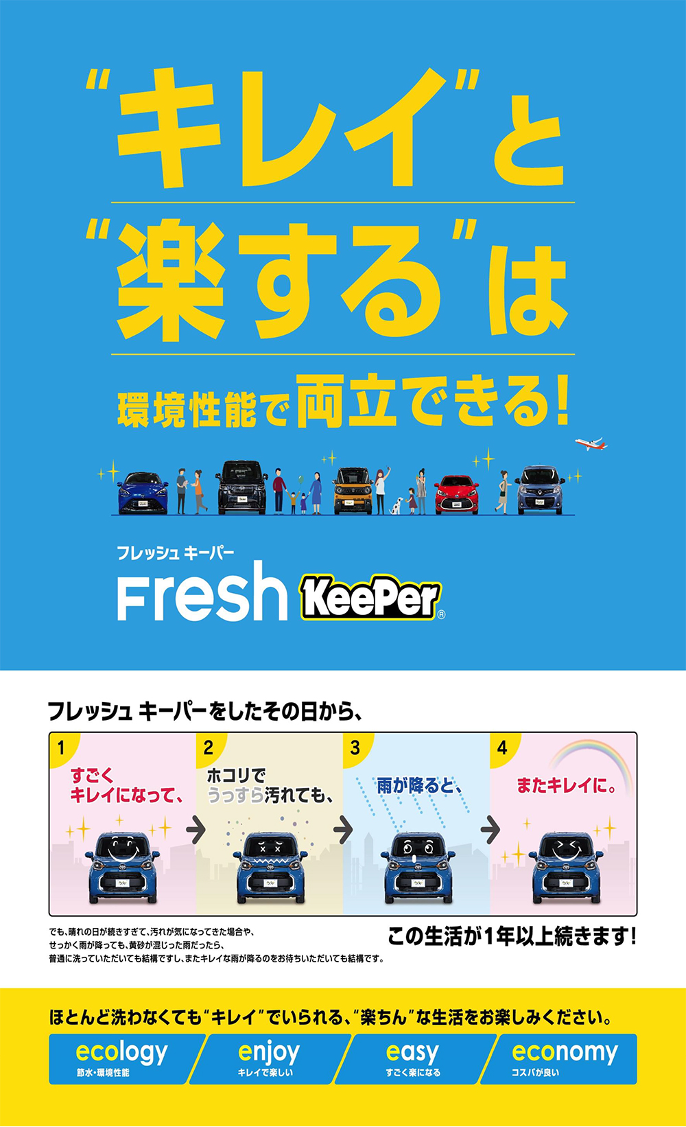 大切な愛車の「キレイ」をお手伝いいたします